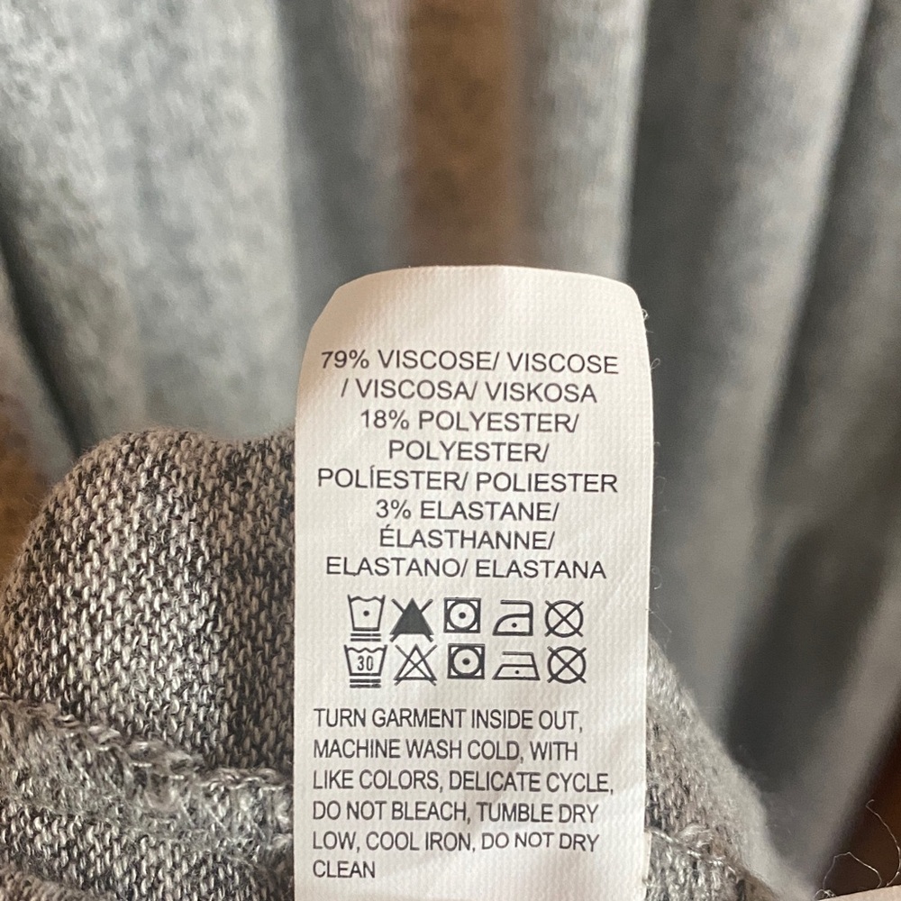 Lucky Brand Womens Maxi Dress Small Tiered Jersey Sleeveless Modern Grey - Picture 7 of 7